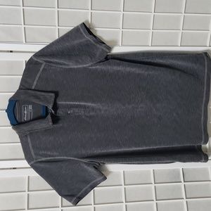 Eddie Bauer Mens Active Grey Collar T-Shirt Size Large